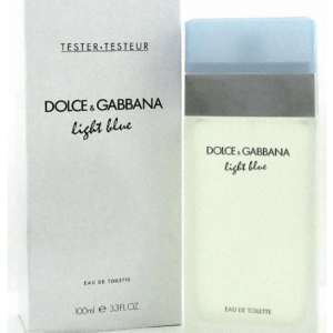DOLCE & GABBANA LIGHT BLUE FEMININO 100ml TESTER EAU DE TOILETTE